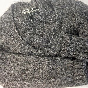 Love Stitch So Soft Salt & Pepper Sweater Sz L